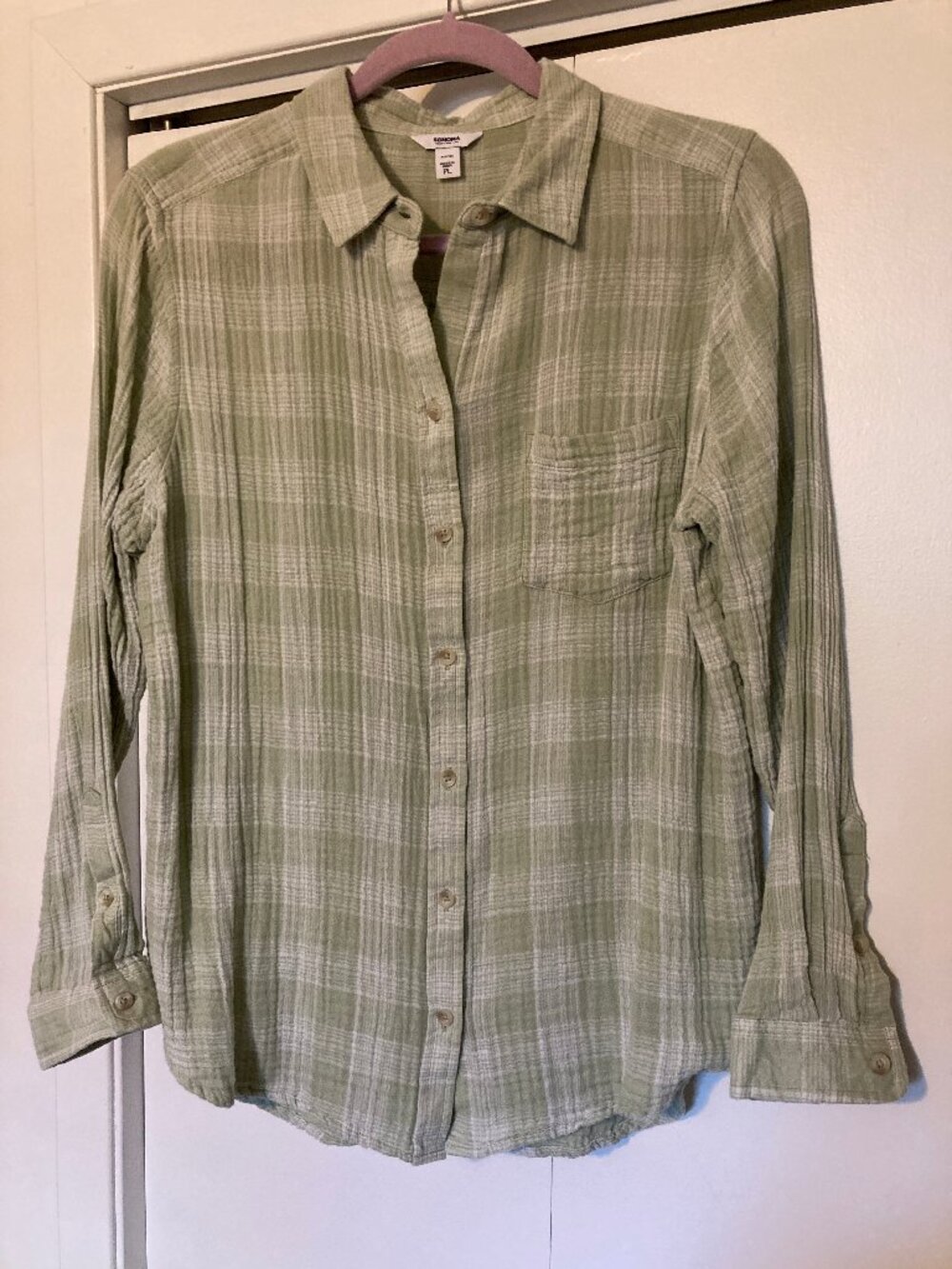 Lightweight Gauze Button Down Shirt